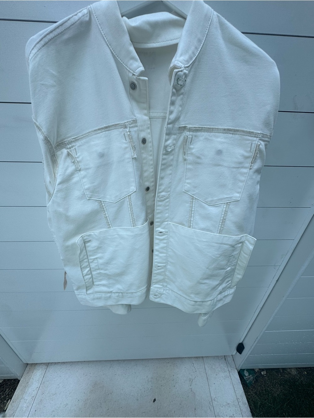 Pilcro White Denim Jean Jacket - Picture 15 of 15